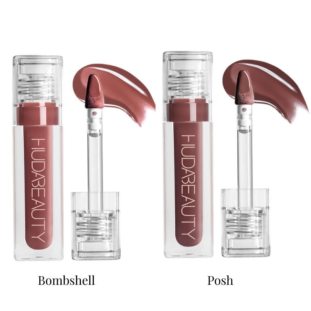 HUDA Beauty Faux Filler High-Shine Lip Gloss