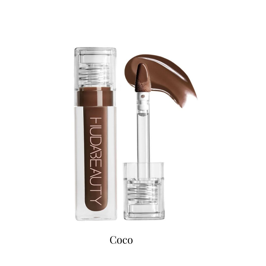 HUDA Beauty Faux Filler High-Shine Lip Gloss