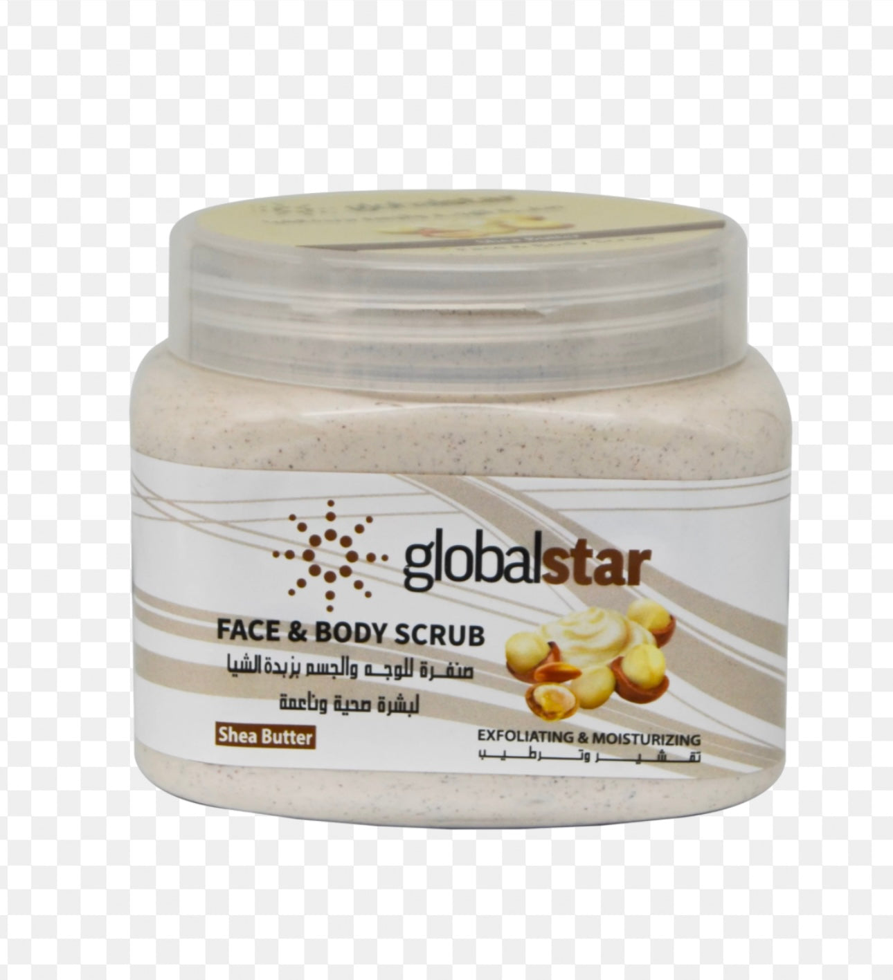 Global Star Face & Body Scrub Shea Butter