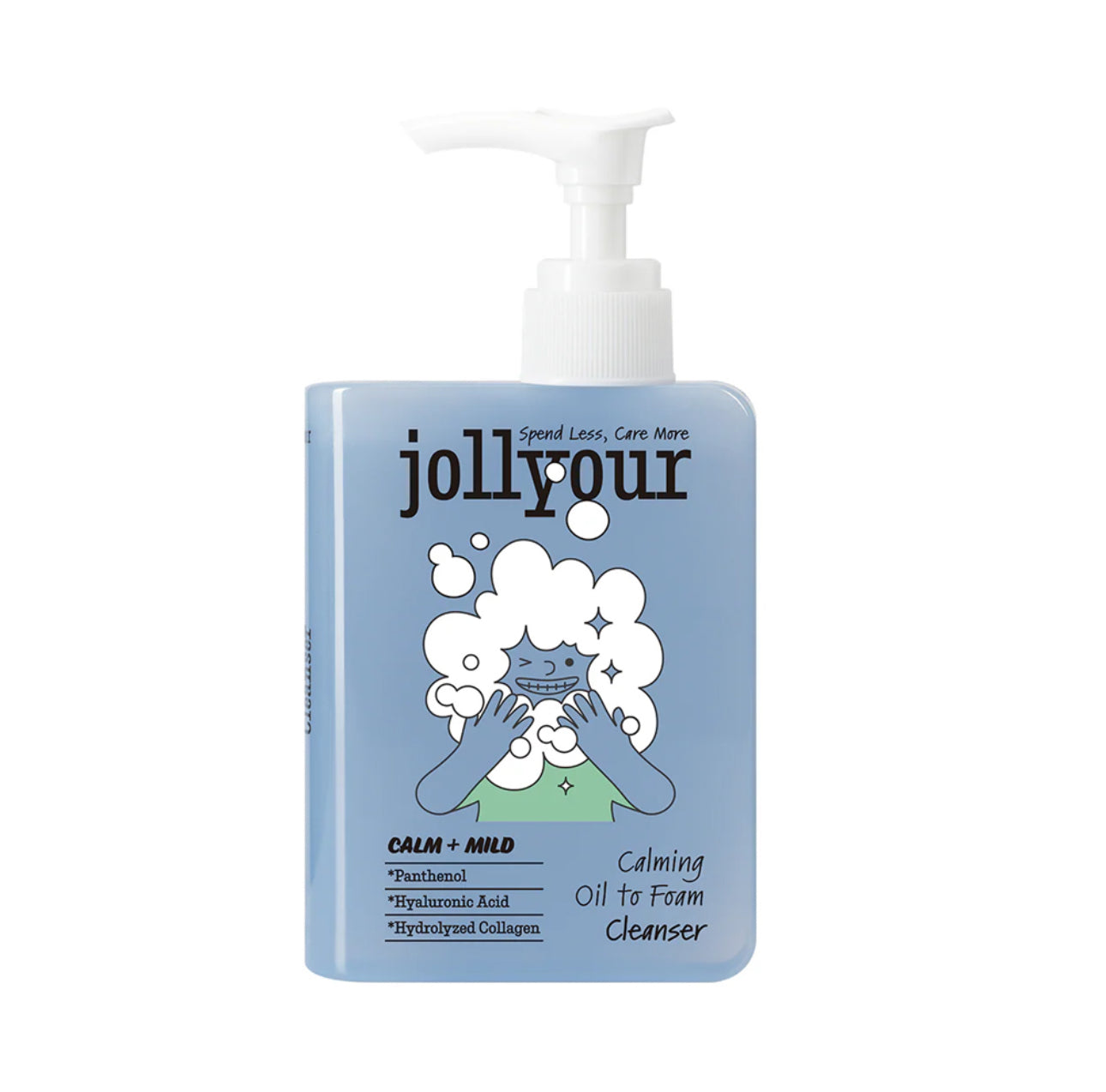Calming oil to foam cleaner - jolly your