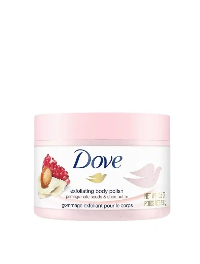 Dove Exfoliating Body Polish – Pomegranate Seeds & Shea Butter