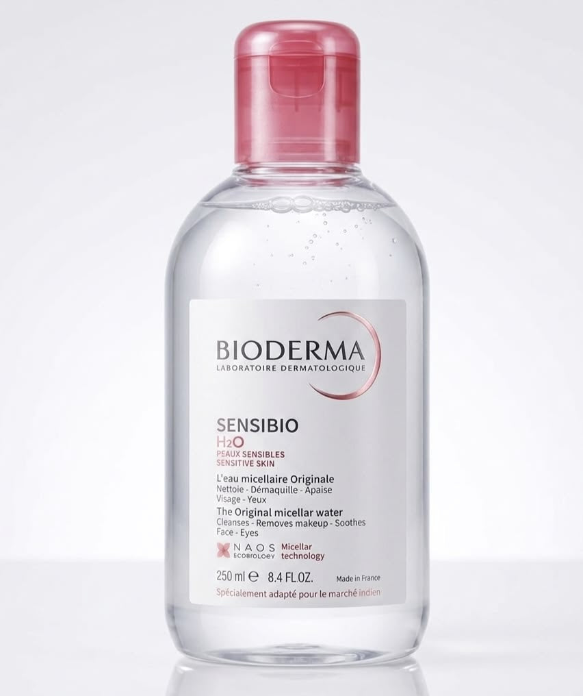 Bioderma Sensibio H2O Micellar Water - Gentle Makeup Remover for Sensitive Skin (250ml)