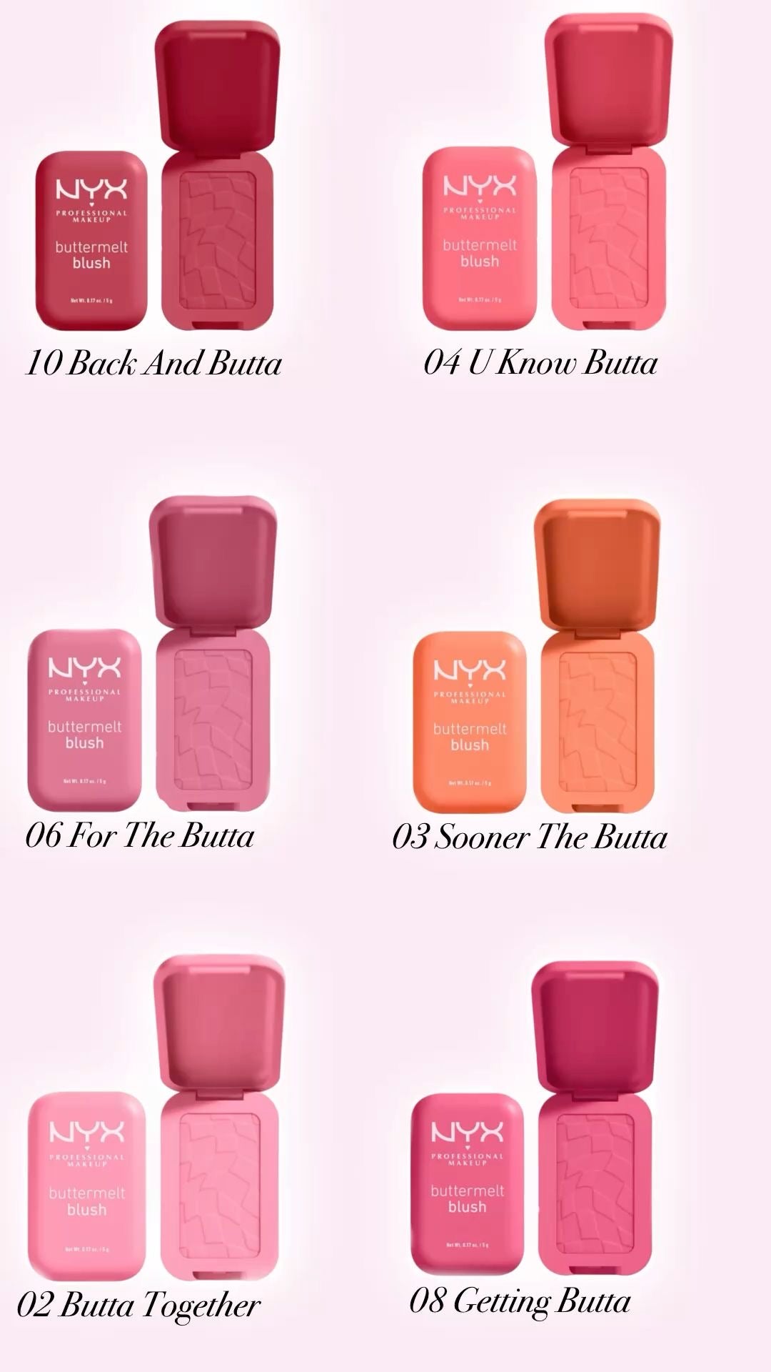 NYX Buttermelt Blush